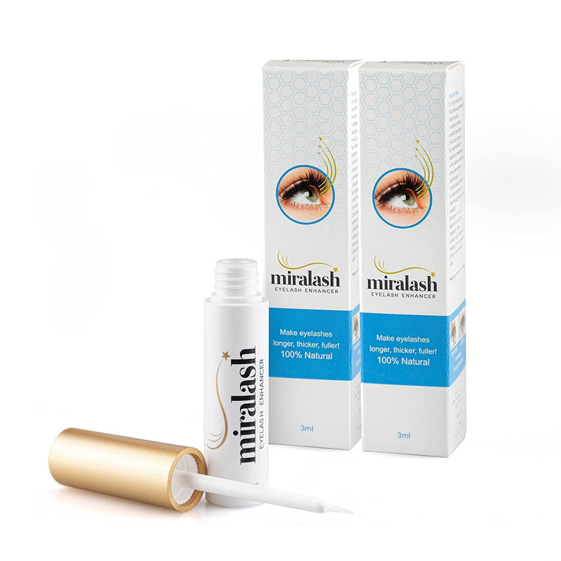 Miralash Wimpernserum | Conditioner für Wimpern 3 ml | Serum für Lange Dichte Wimpern | Wimpernwachs
