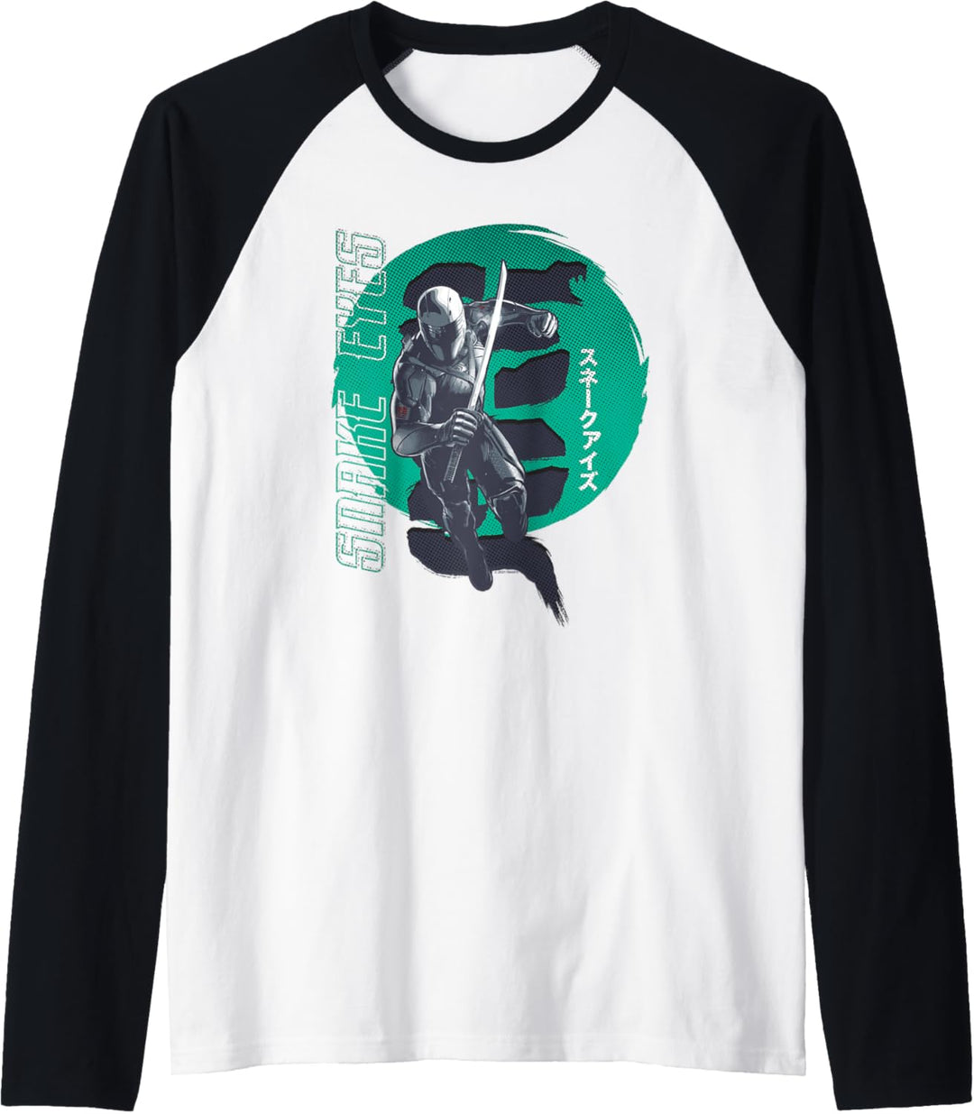 Snake Eyes Circle Tones Green Raglan