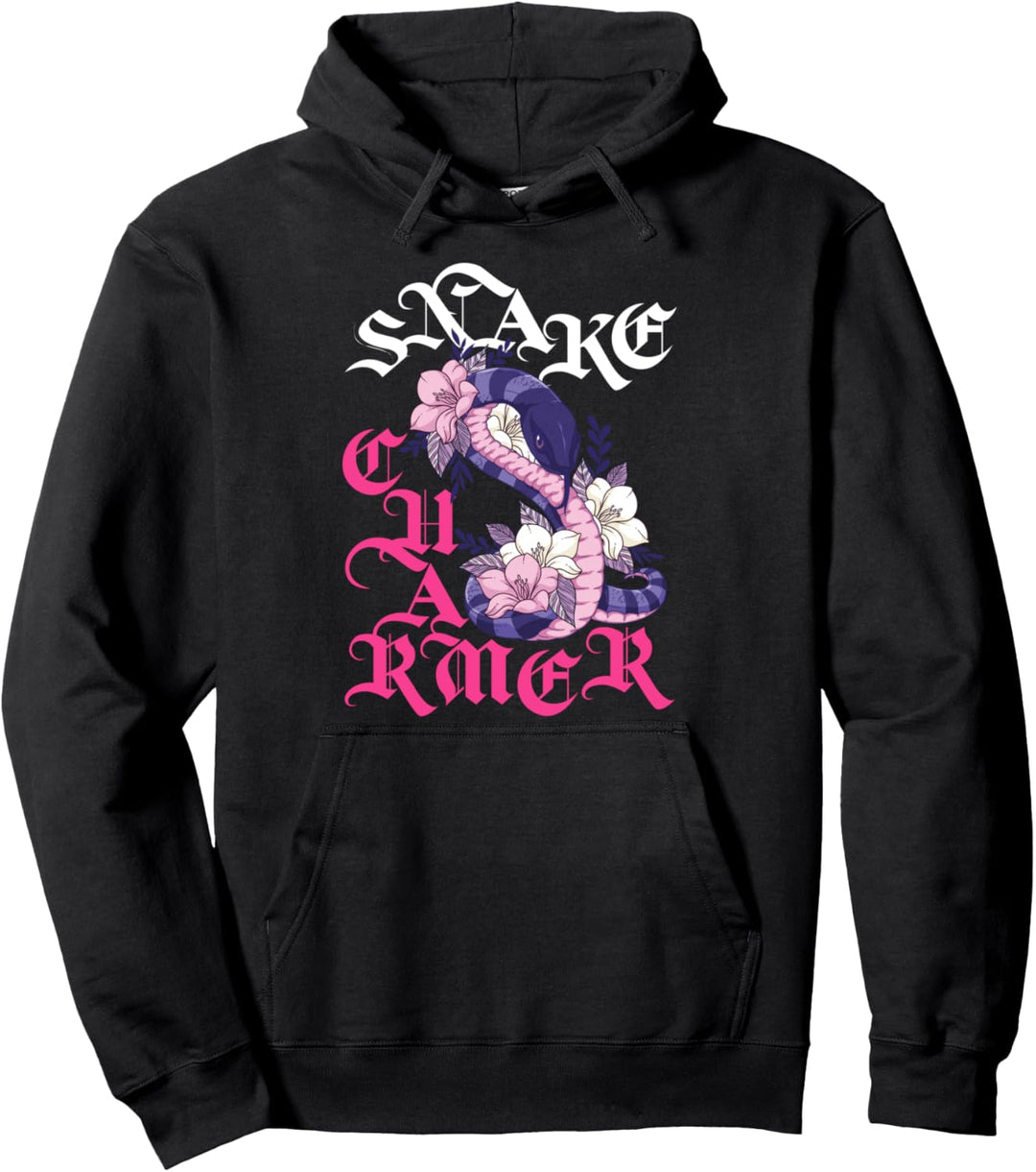 Schlangenflüsterer Schlange Reptilie Haustier Kobra Geschenk Pullover Hoodie