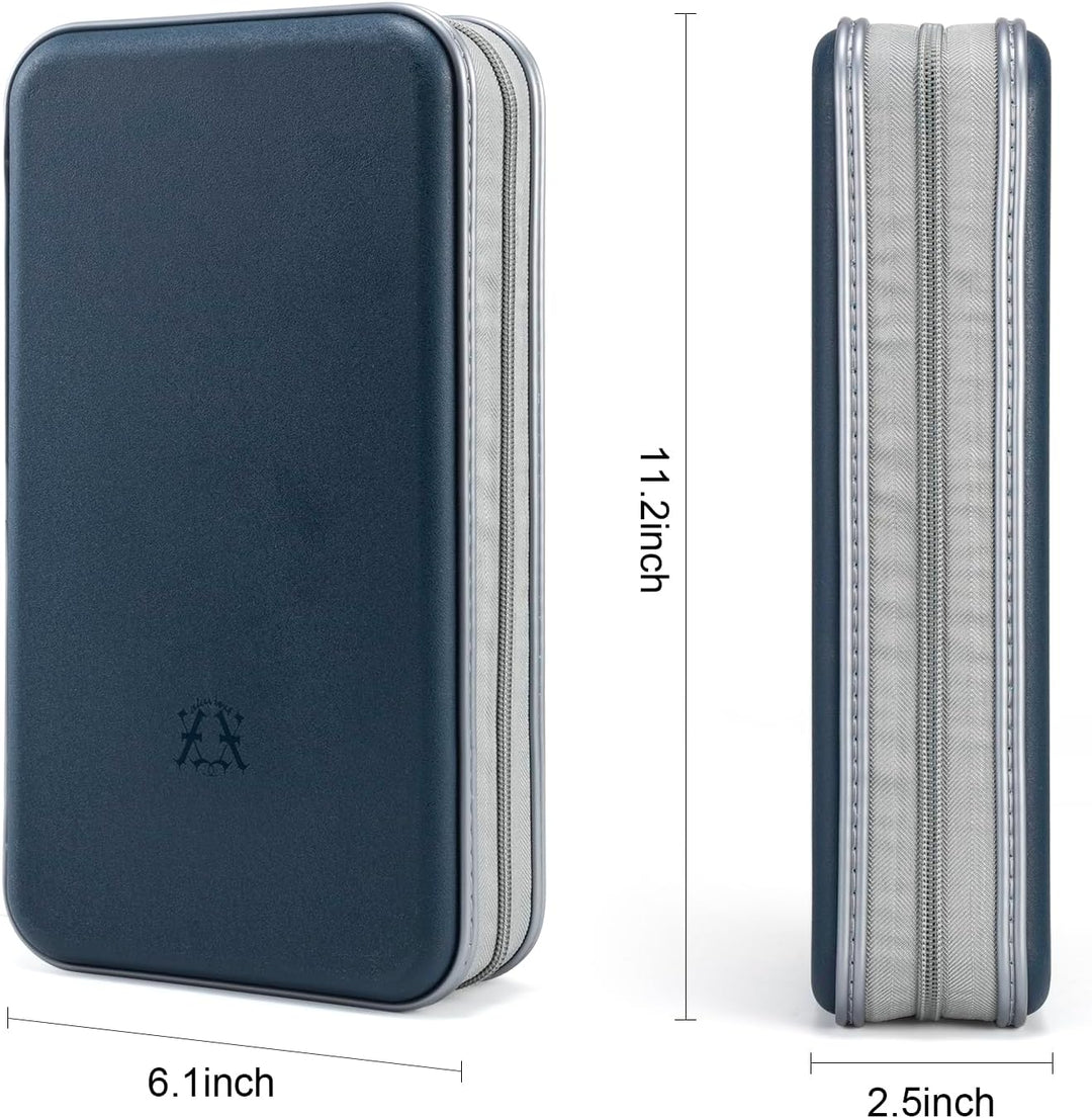 alavisxf xx CD Tasche, 96 CD/DVD Tasche Hartplastik CD Taschen Aufbewahrung Schutzhülle DVD Lagerung