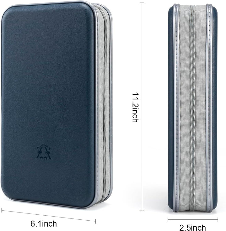 alavisxf xx CD Tasche, 96 CD/DVD Tasche Hartplastik CD Taschen Aufbewahrung Schutzhülle DVD Lagerung