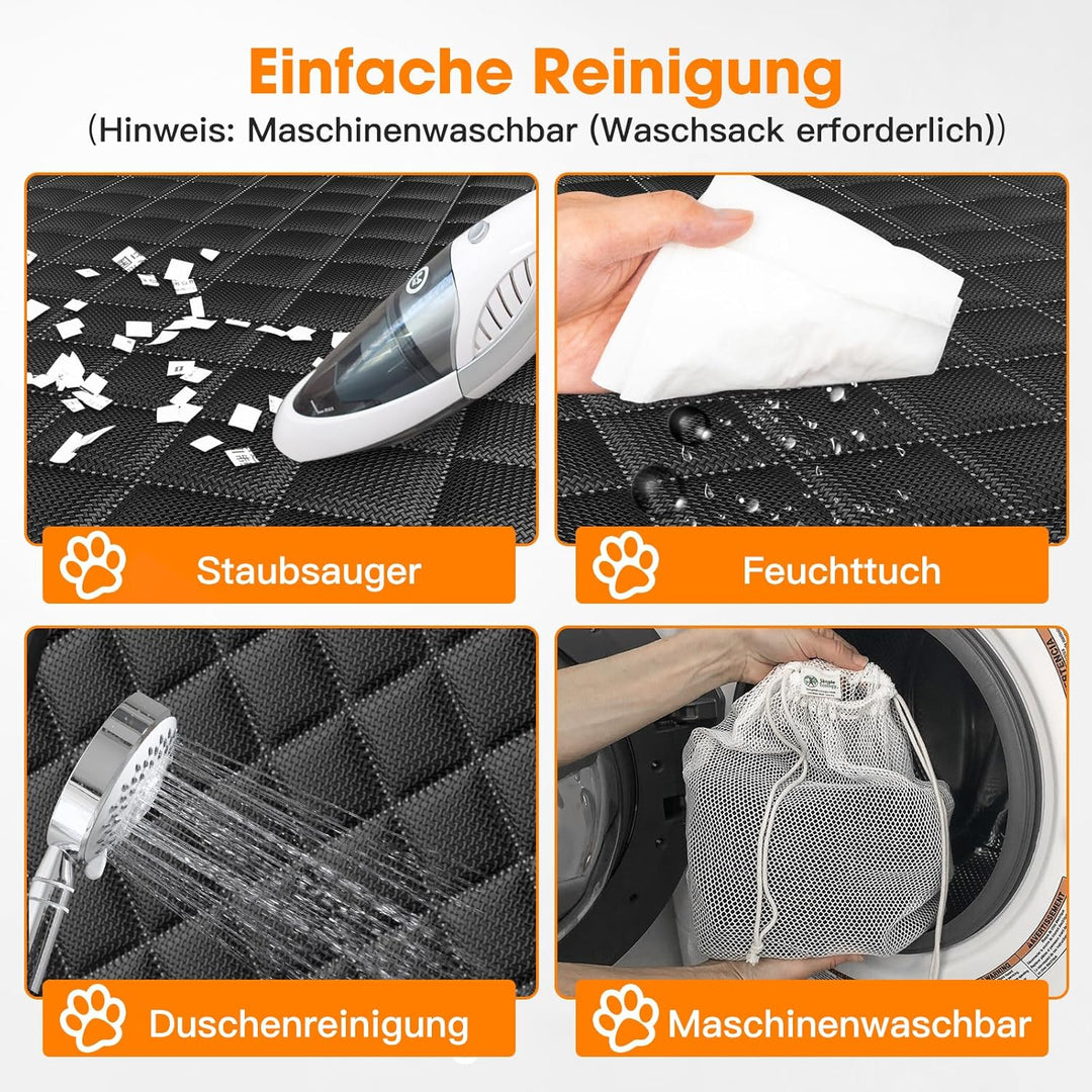 JOEJOY Hundedecke Auto Rückbank, Hundeschutz Auto Rückbank Kratzfeste und Wasserabweisende, Autoscho