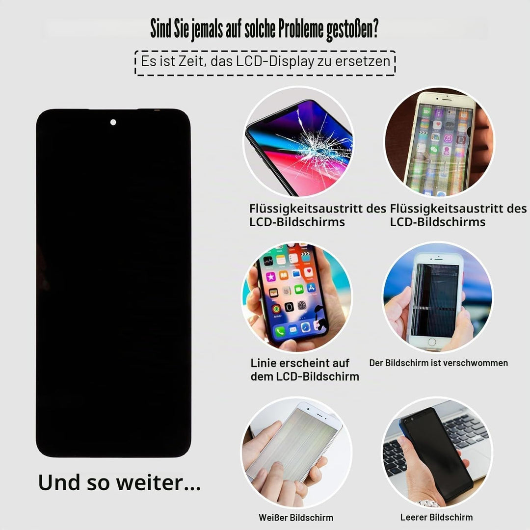 swark LCD Display Kompatibel mit vivo Y33s V2109 (Not fit for 5G) (Schwarz ohne Rahmen) Touchscreen
