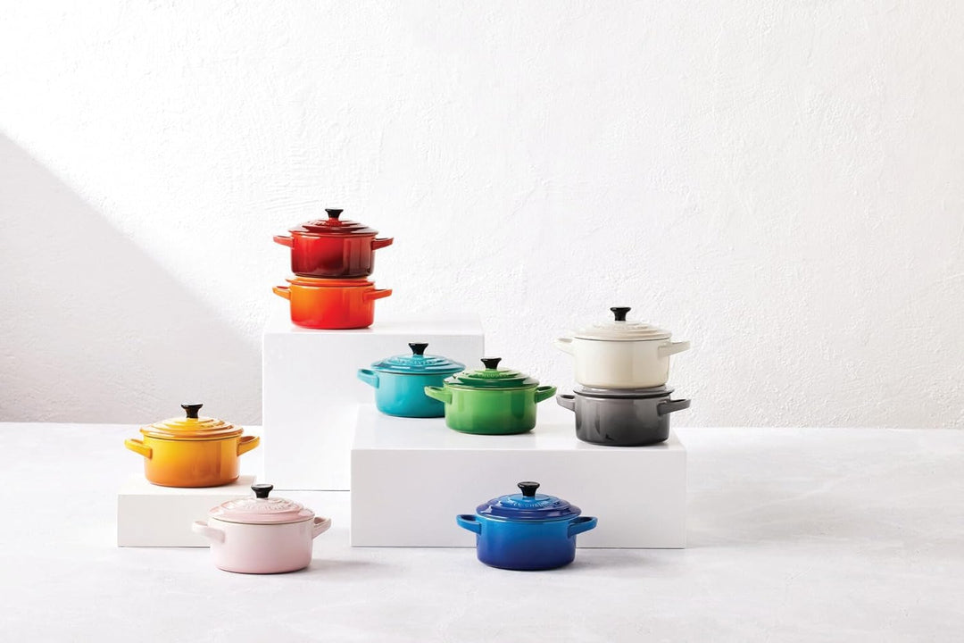 Le Creuset Mini-Cocotte aus Steinzeug, 200 ml, 10 x 5 cm, Karibik, 71901101700100, Karibik