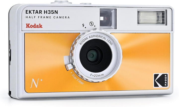 KODAK EKTAR H35N Halbformat-Filmkamera-Set mit Kodak Ultramax 400/24EXP 35 mm Rollfilm (glasiertes O