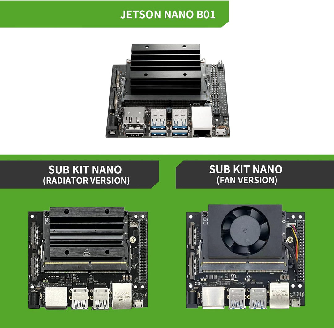 youyeetoo Jetson Nano Sub Kit Nano B01 4GB RAM 16GB EMMC basierend auf N-VIDIA Jetson Nano Offiziell