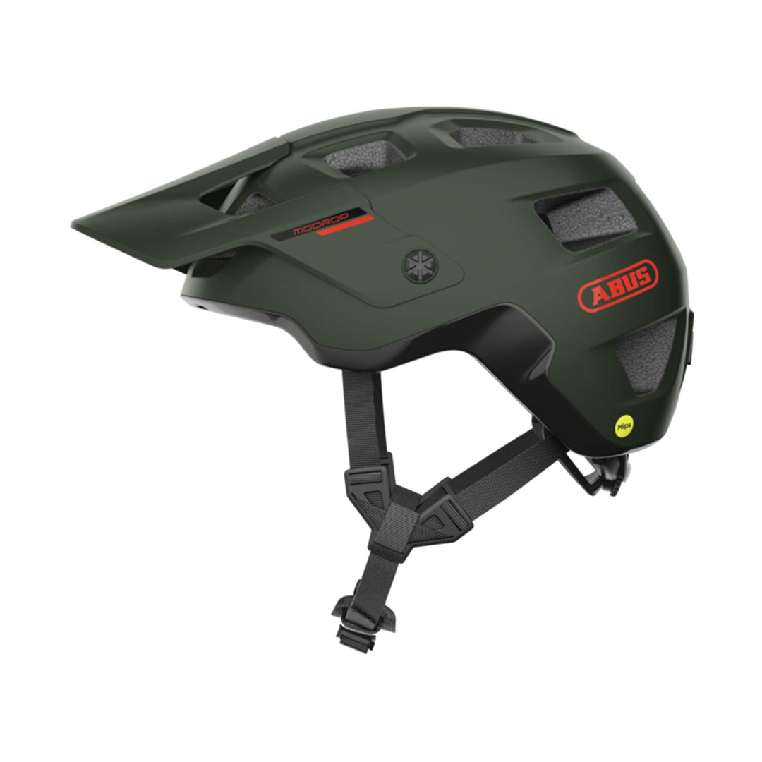 ABUS MTB-Helm MoDrop MIPS - robuster Fahrradhelm mit Aufprallschutz für Mountainbiker - individuelle