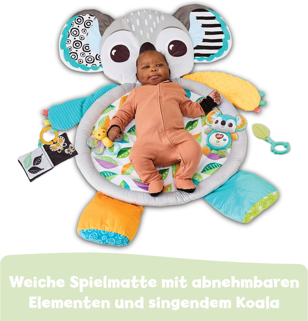 VTech Baby Koala-Spieldecke – Mit Musik, verschiedenen Texturen und abnehmbarem Spielzeug – Interakt
