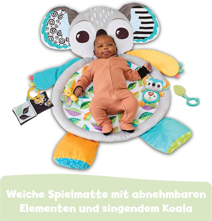 VTech Baby Koala-Spieldecke – Mit Musik, verschiedenen Texturen und abnehmbarem Spielzeug – Interakt
