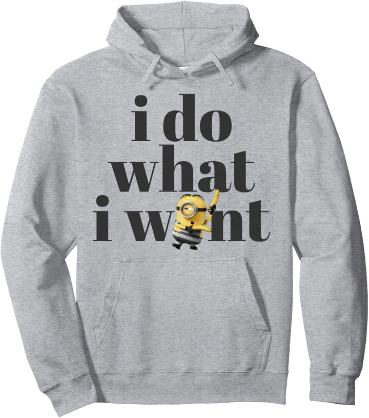 Despicable Me Minions Stuart Do What I Want Pullover Hoodie
