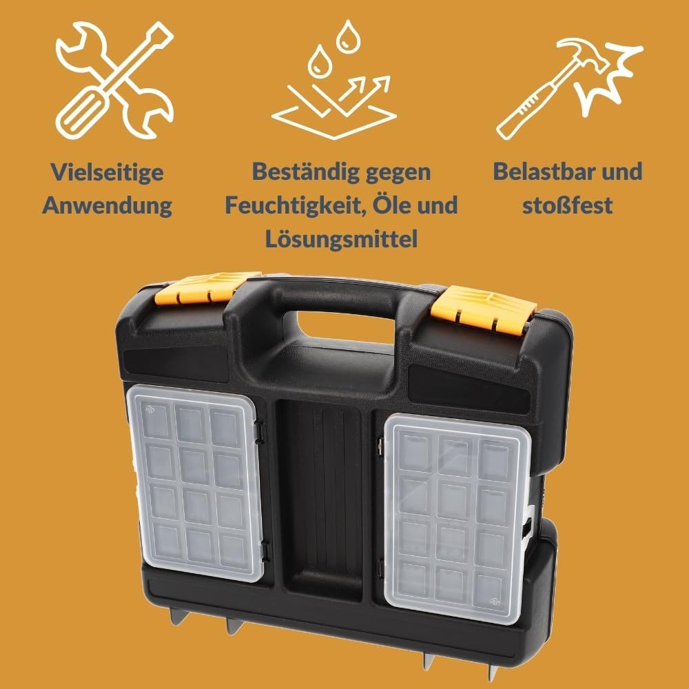 GarPet Universal Maschinenkoffer leer Schaum Stoff Elektro Werkzeug Geräte Koffer Box für Elektrower