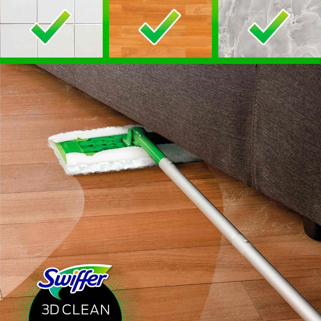 Swiffer Staubfänger, 3D-Reinigung, Nachfüllpackungen, Trockentücher für Böden, 7 Einheiten, fängt un