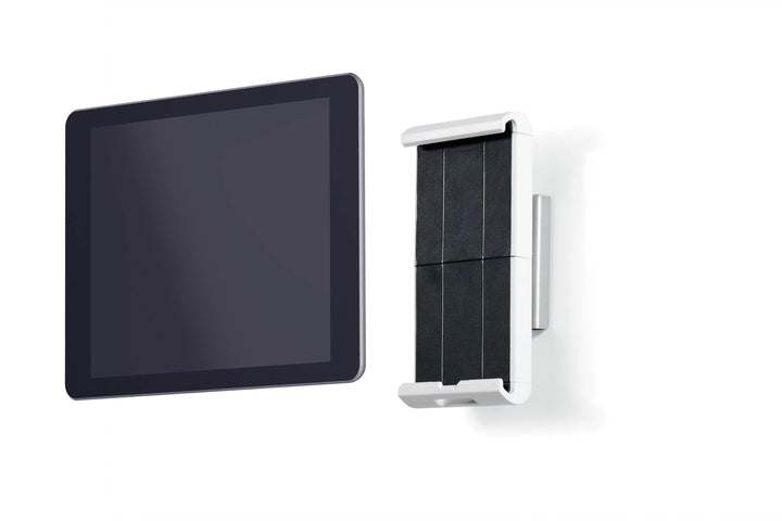 Durable Tablet Wandhalterung (für Tablets 7-13 Zoll, 360° drehbar mit Diebstahlsicherung) weiss