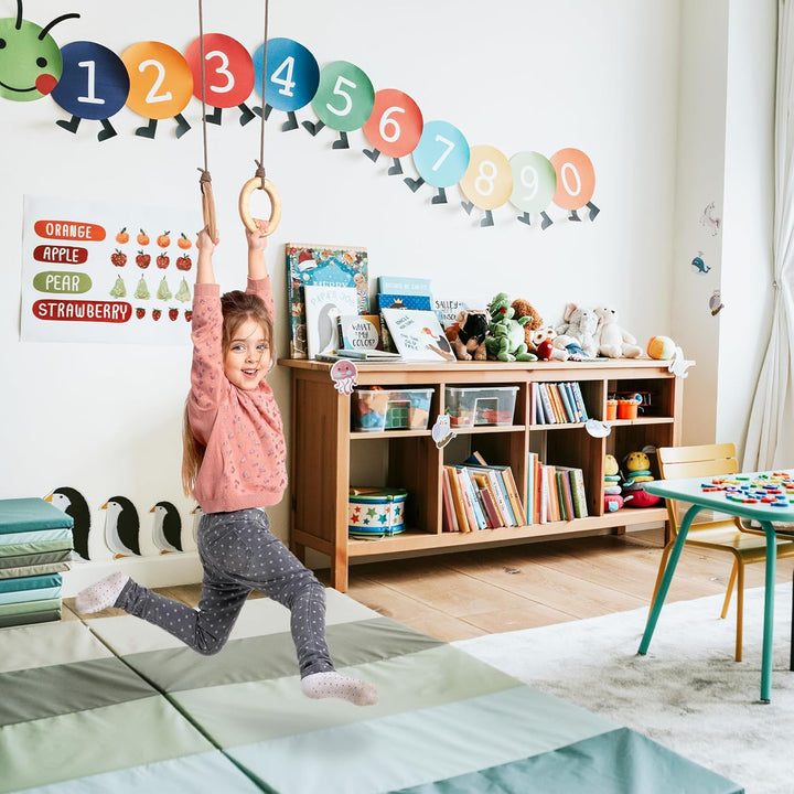 Goodevas Kinder Spielset – Indoor Klettergerüst und Outdoor Jungle Gym für Jungen und Mädchen – Klet