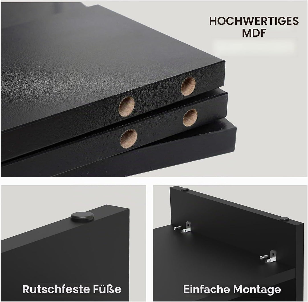 Fenge Dual Monitorständer Riser 2 Etagen Bildschirmständer für Computer PC Laptop Drucker TV, Schrei