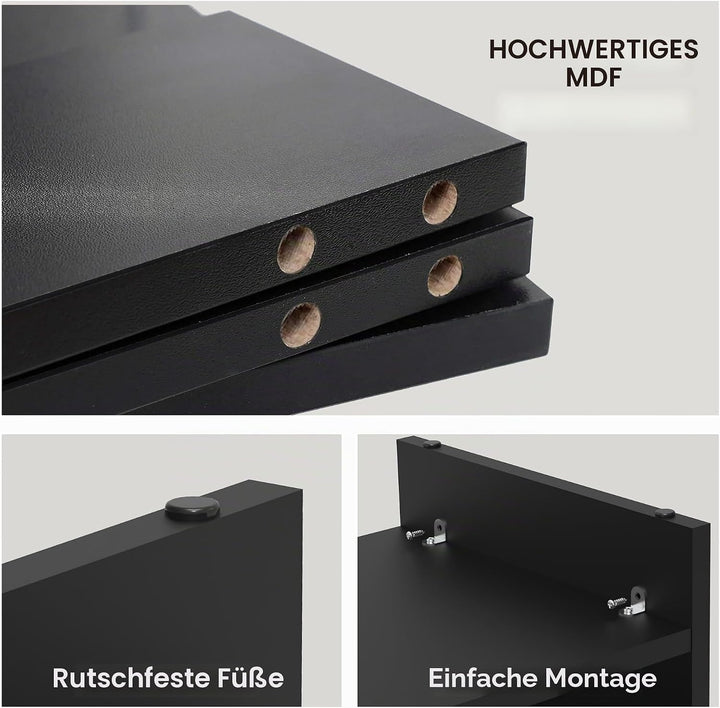 Fenge Dual Monitorständer Riser 2 Etagen Bildschirmständer für Computer PC Laptop Drucker TV, Schrei