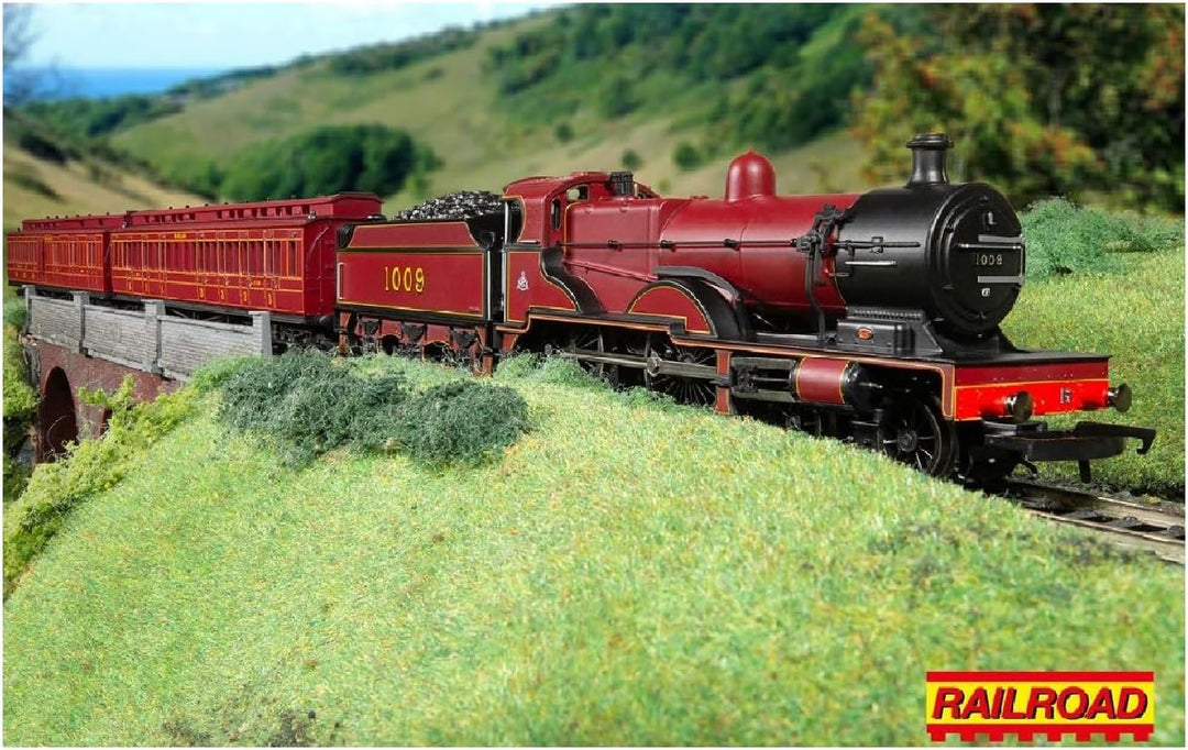 Hornby R30377 Railroad MR Class 4P Compound Train Pack – Epoche 3 Junior, Rot