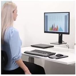 Fellowes Handgelenkauflage für die Tastatur - weiche Gelfüllung und Stoffbezug - höhenverstellbar -