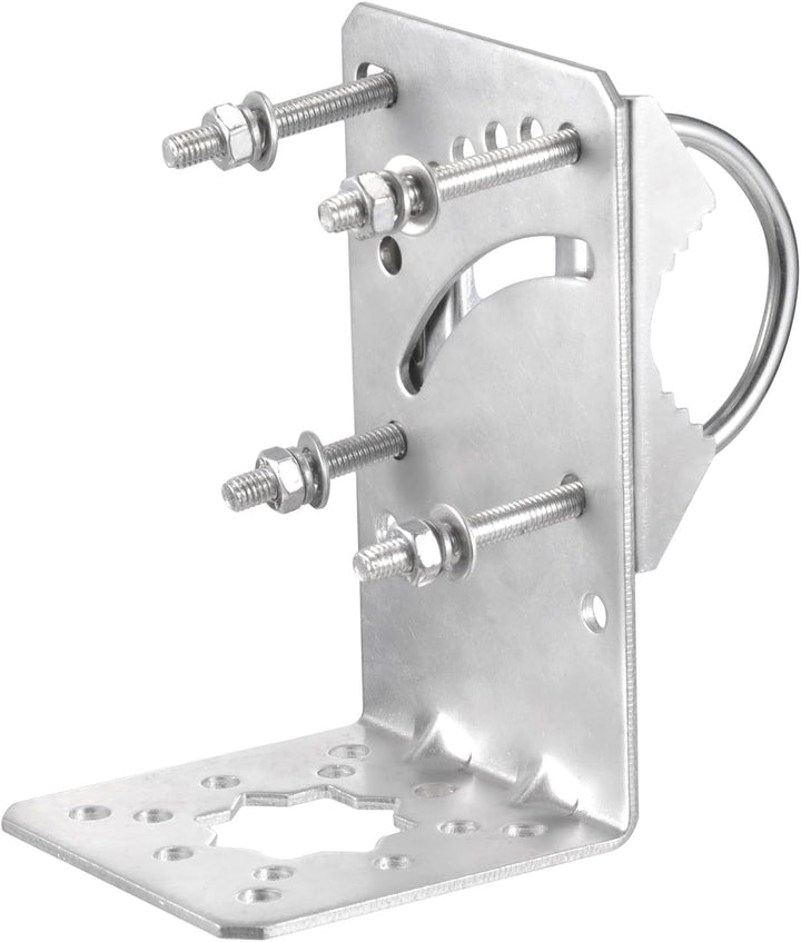 Eightwood L Kiefer Antennenhalter mit U-Schrauben Einstellbare Winkelhalterung Anti-Rost Fertiger An
