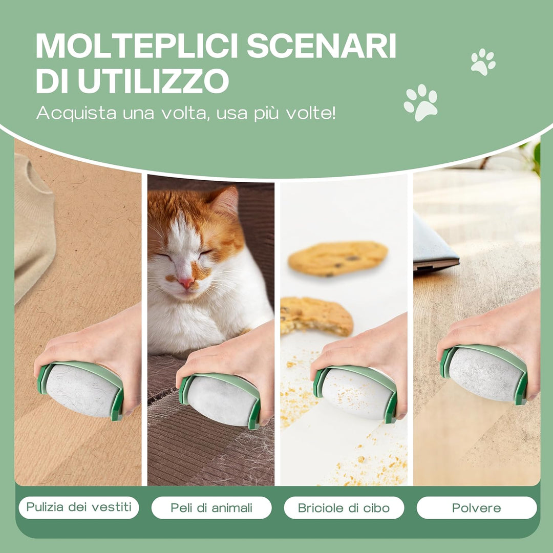 Fusselrolle wiederverwendbar Tierhaarentferner – abwaschbar und tragbar – Hundehaare entfernen zu Ha