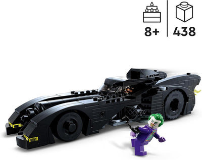 LEGO 76224 DC Batmobile: Batman verfolgt den Joker Set, Batmobil-Spielzeugauto von 1989 mit 2 Minifi