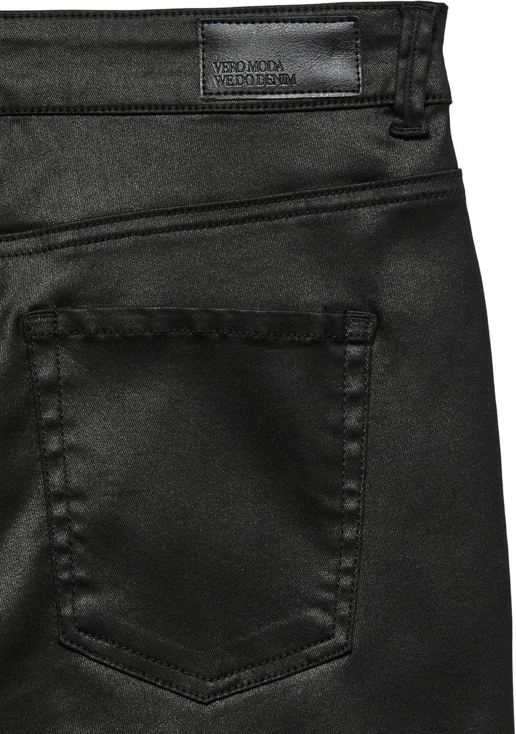 VERO MODA Female Skinny Jeans VMFLASH Mid Rise Skinny Fit Jeans XS / 34L Schwarz, XS / 34L Schwarz