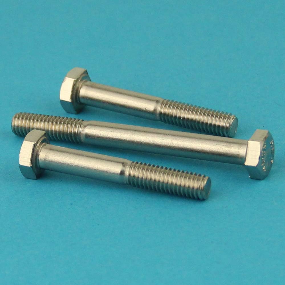 Eisenwaren2000 | M16 x 200 mm Sechskantschrauben mit Schaft (5 Stück) - DIN 931 - ISO 4014 - Maschin