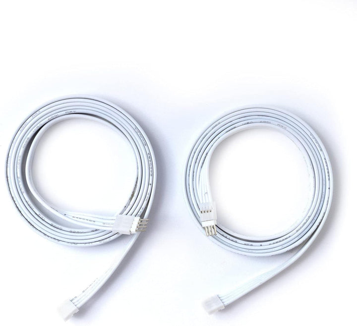 Litcessory Verlängerungskabel für Philips Hue Gradient Lightstrip (1m, 2 Stück, Weiss) Weiss Verläng