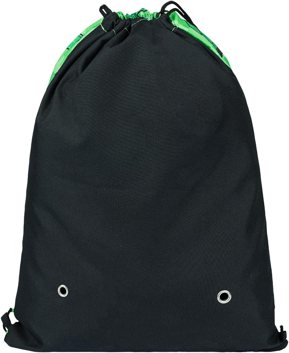 Baagl Minecraft Federmäppchen und Turnbeutel Set 2 Teilig für Jungen und Mädchen, Schule Mäppchen, G