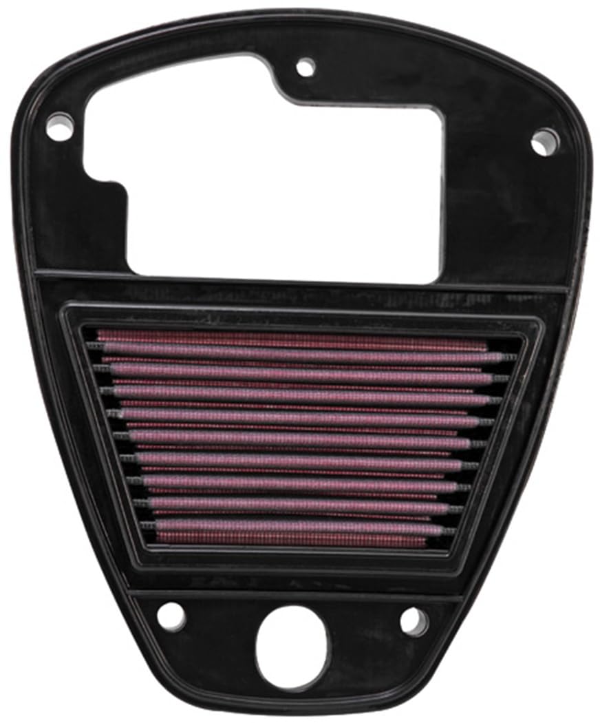 K&N KA-9006 Motorrad Tauschluftfilter Rot