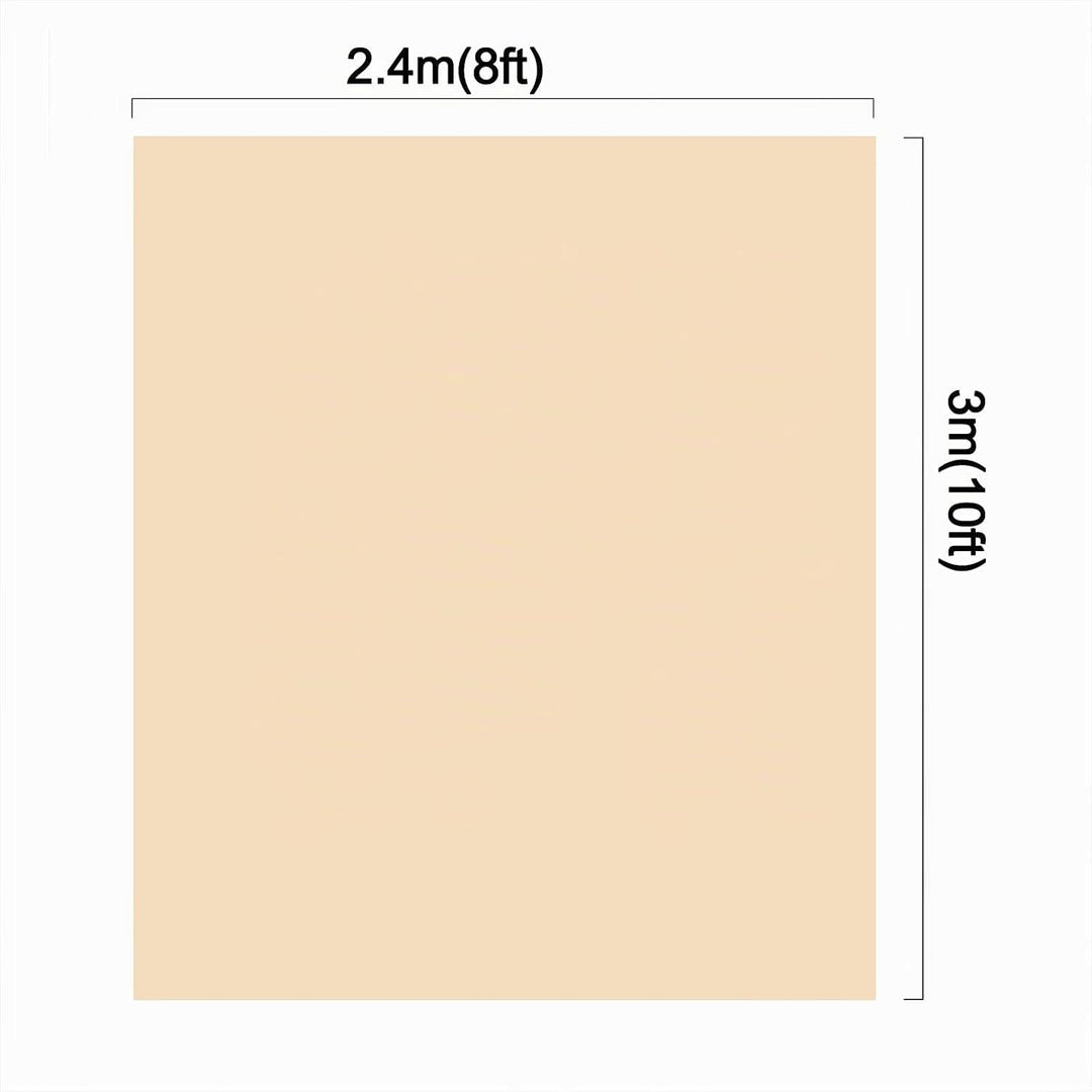 Kate Photography Studio Hintergrund Cremefarbe 2.4x3m/8x10ft Beige Hintergrundfotografie Einfarbig B