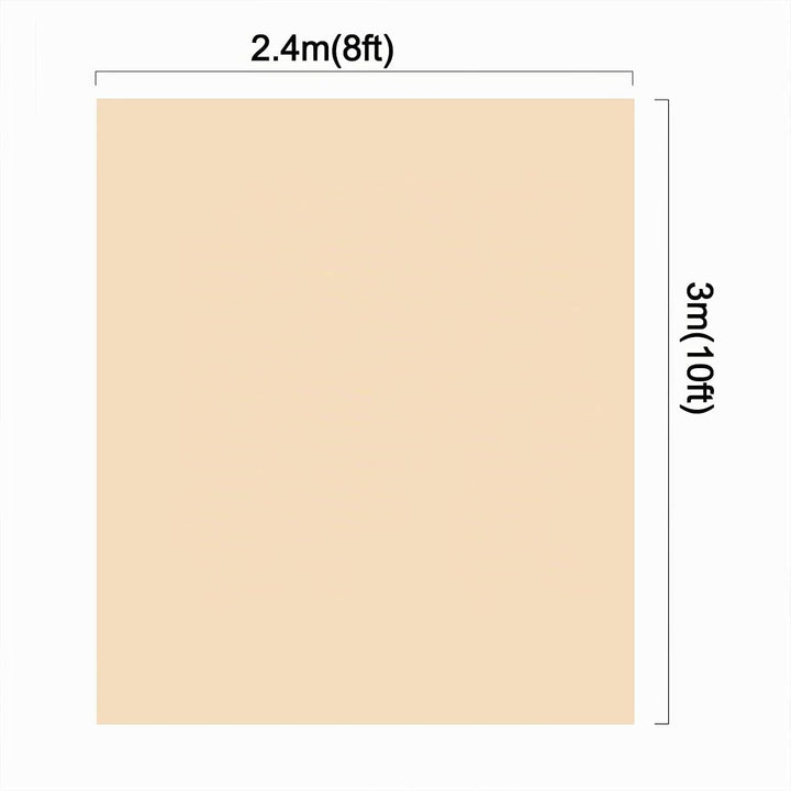 Kate Photography Studio Hintergrund Cremefarbe 2.4x3m/8x10ft Beige Hintergrundfotografie Einfarbig B