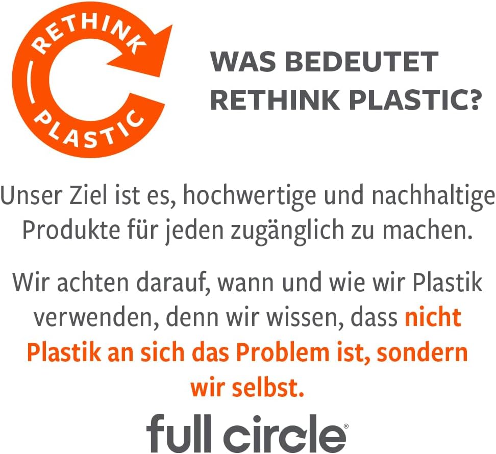 Full Circle Crushed It Knoblauchpresse mit integriertem Schaber - Manuelle Presse für mehrere Knobla