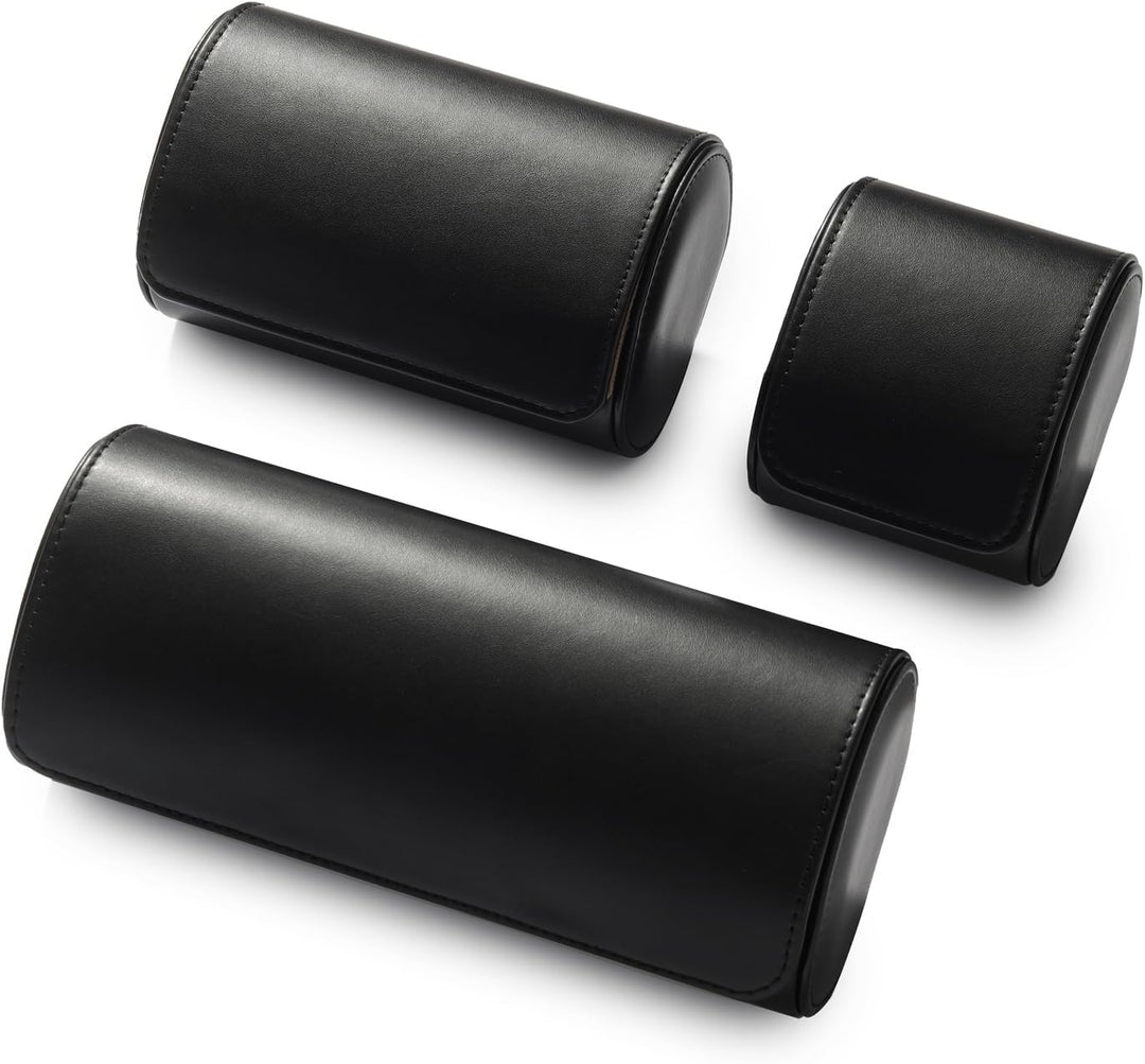 Oirlv Luxus Pu Leder 2 Schlitze Uhrenrolle Reiseetui Aufbewahrungsetui Für Geschenkbox Weihnachten J