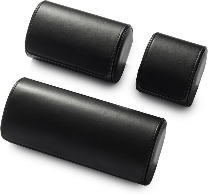 Oirlv Luxus Pu Leder 2 Schlitze Uhrenrolle Reiseetui Aufbewahrungsetui Für Geschenkbox Weihnachten J