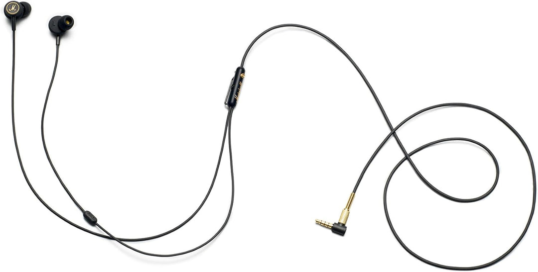 Marshall Mode EQ Headphones - Black & Brass Schwarz und Messing Mode Single, Schwarz und Messing Mod