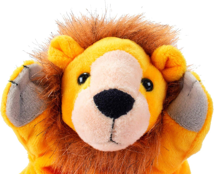 Beleduc 40127 - Handpuppe Löwe, Bewährt im Kindergarten, Mehrfarbig, Löwe