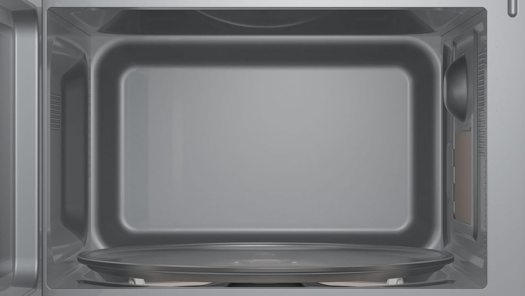 Siemens FF020LMB2 iQ300 Mikrowelle, 44 x 26 cm, 800 Watt, Drehteller 27 cm, Türanschlag links, LED-I