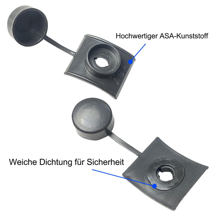 Kalotten Wellplatten Befestigungsmaterial 100stk Abstandhalter Wellplattenmontage mit Schrauben zur