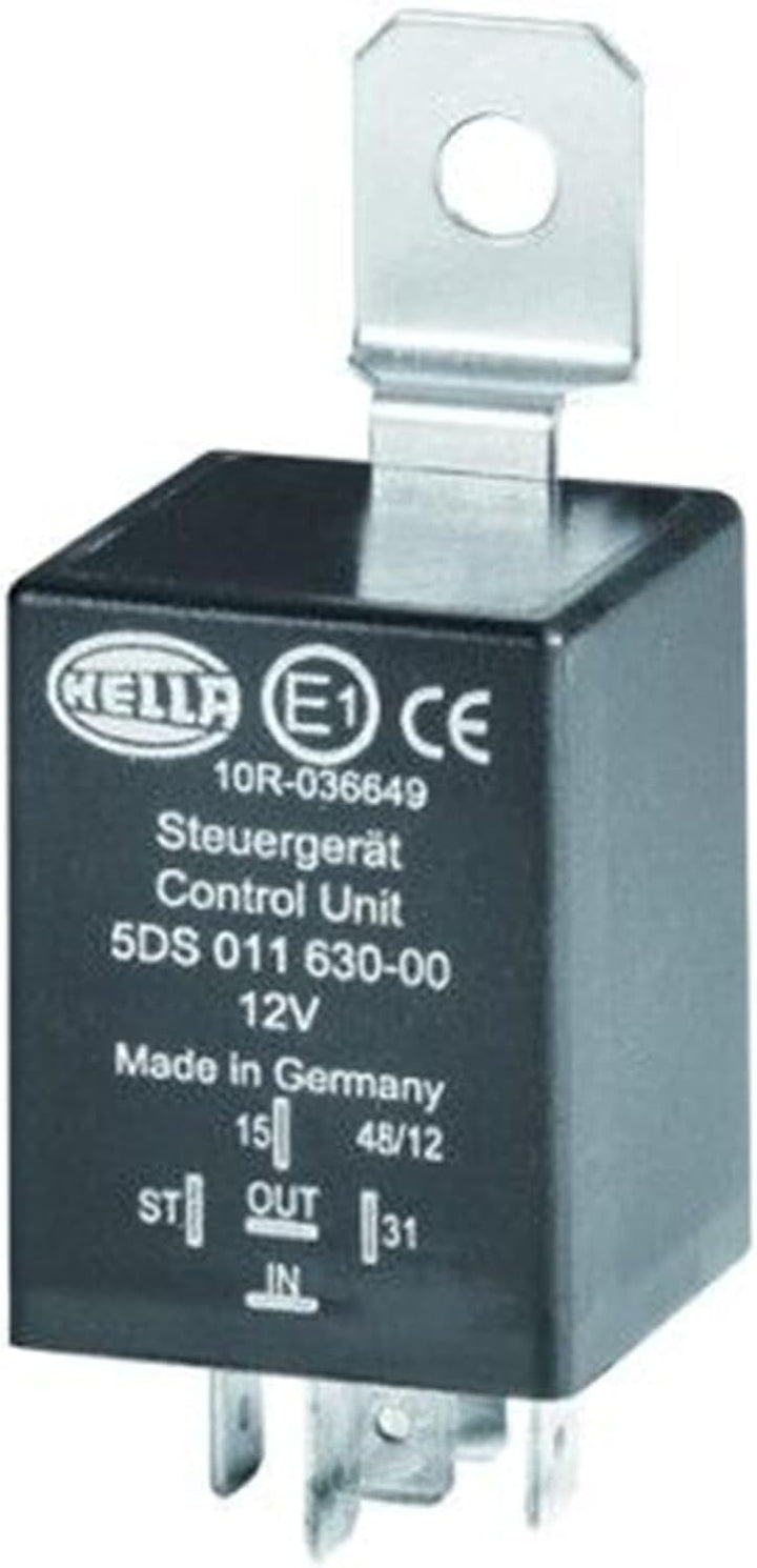 HELLA - LED/DE-Hauptscheinwerfer - 90mm Performance Bi-LED L70 - 12V - rund - Einbau - Stecker: AMP