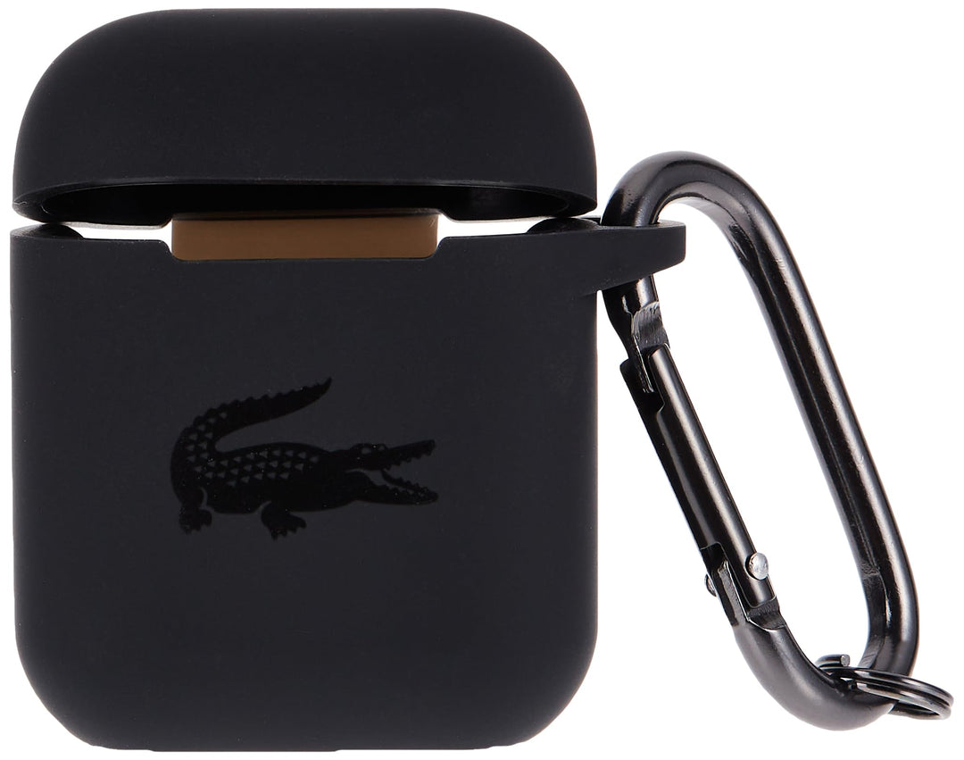 Lacoste LCA2SK Hülle für Airpods Schwarz Silicone