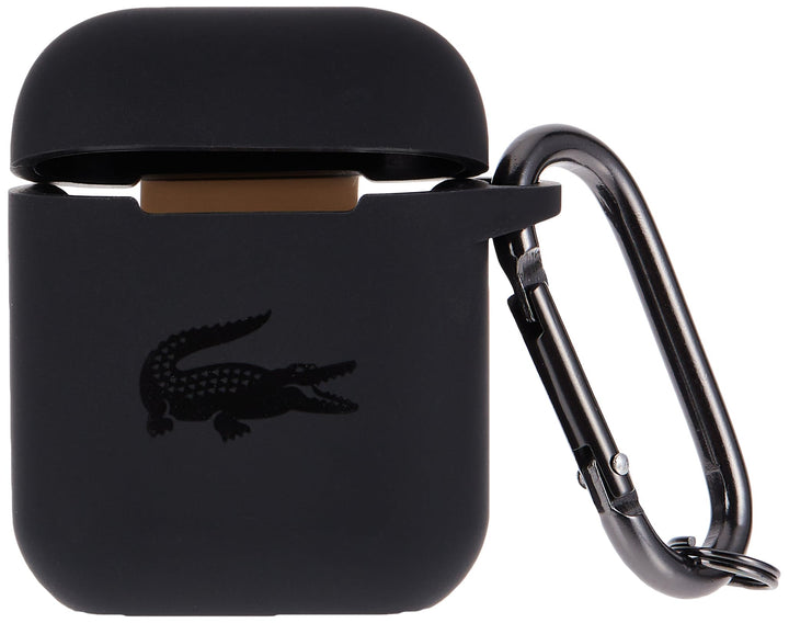 Lacoste LCA2SK Hülle für Airpods Schwarz Silicone