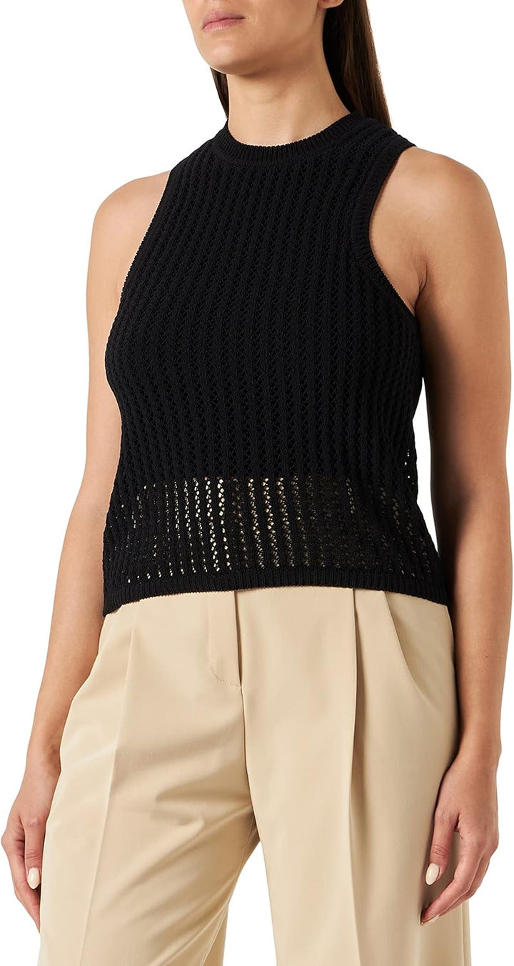 HUGO Damen Slonisa Knitted_TOP L Black1, L Black1