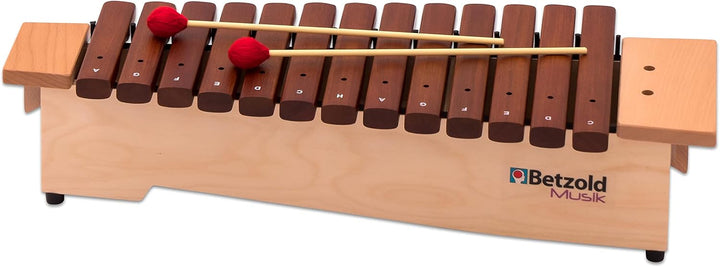 Betzold Musik - Sopran-Xylophon, inkl. Schlägel - Xylofon Konzert diatonisch, diatonisch
