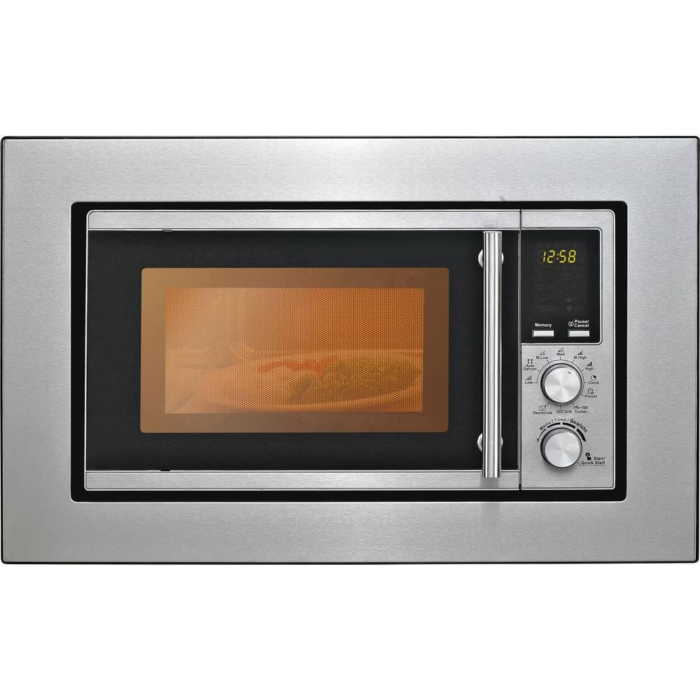 Silva Schneider EBM-G 880E Mikrowelle Edelstahl 700W Grillfunktion, Einbaufaehig