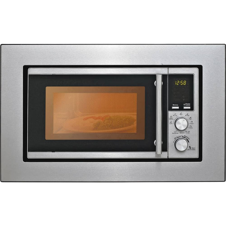 Silva Schneider EBM-G 880E Mikrowelle Edelstahl 700W Grillfunktion, Einbaufaehig