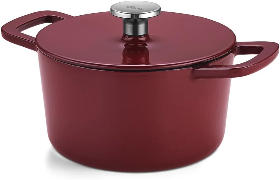 Fissler Moments Collection / Emaillierter Gusseisen-Bräter, rund (Ø 20 cm) Cast-Iron Topf, Cocotte A