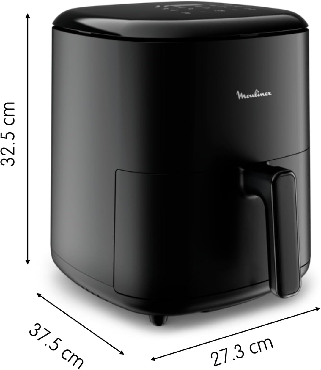 Moulinex Easy Fry Max 5L – Luftfritteuse für schnelles Kochen, Energieeinsparung bis zu 70%, intuiti