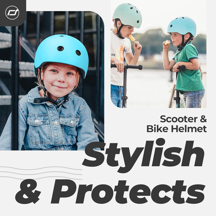 Scoot & Ride, S - M Size Kids Helmet blueberry, blueberry