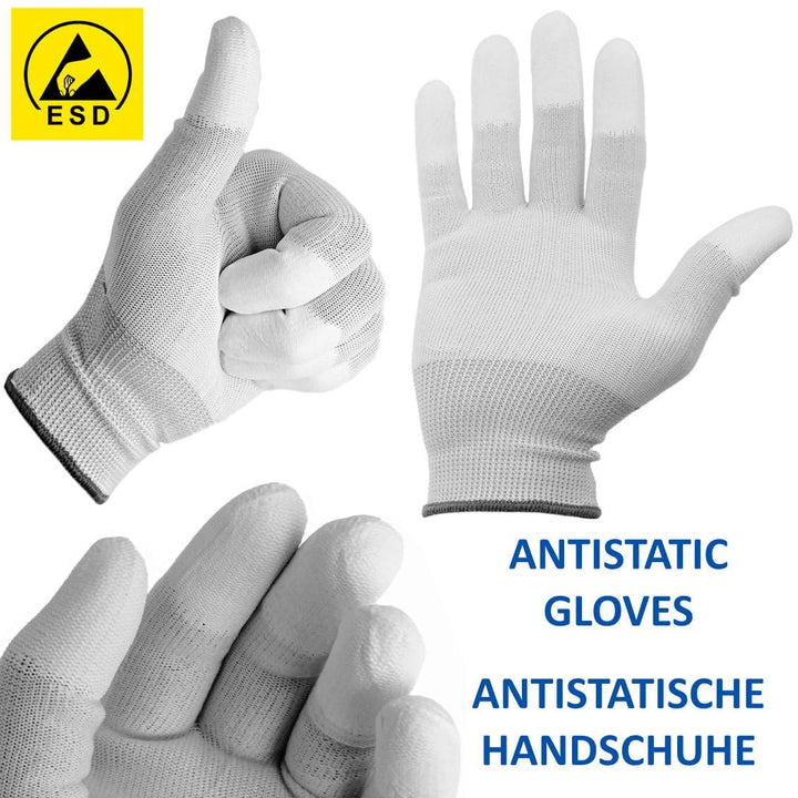 Minadax 80 x 60cm Antistatik ESD Matten SET - Manschette + Erdungsstecker + Erdungskabel 80x60 3️⃣,